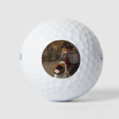 Matchstick Meisje Arme Straat Urchin Stadsarmoede Golfballen (Voorkant)