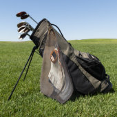 Matchstick Meisje Arme Straat Urchin Stadsarmoede Golfhanddoek (Groen)