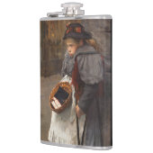 Matchstick Meisje Arme Straat Urchin Stadsarmoede Heupfles (Links)