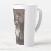 Matchstick Meisje Arme Straat Urchin Stadsarmoede Latte Mok (Rechterhoek)