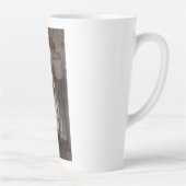 Matchstick Meisje Arme Straat Urchin Stadsarmoede Latte Mok (Rechts)