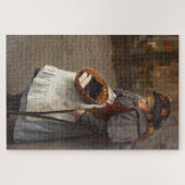 Matchstick Meisje Arme Straat Urchin Stadsarmoede Legpuzzel (Horizontaal)