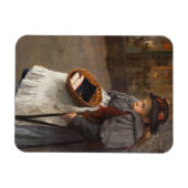 Matchstick Meisje Arme Straat Urchin Stadsarmoede Magneet (Horizontaal)