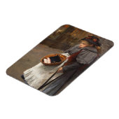 Matchstick Meisje Arme Straat Urchin Stadsarmoede Magneet (Linkerzijde)