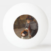 Matchstick Meisje Arme Straat Urchin Stadsarmoede Pingpongbal (Voorkant)