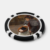 Matchstick Meisje Arme Straat Urchin Stadsarmoede Poker Chips (Enkel)