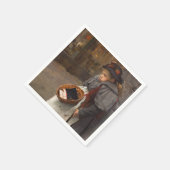 Matchstick Meisje Arme Straat Urchin Stadsarmoede Servet (Hoek)