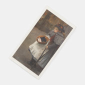 Matchstick Meisje Arme Straat Urchin Stadsarmoede Servet (Hoek)