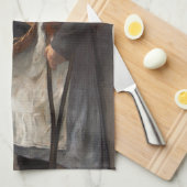 Matchstick Meisje Arme Straat Urchin Stadsarmoede Theedoek (Quarter Fold)