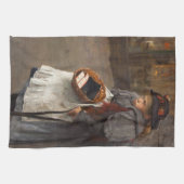 Matchstick Meisje Arme Straat Urchin Stadsarmoede Theedoek (Horizontaal)