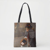 Matchstick Meisje Arme Straat Urchin Stadsarmoede Tote Bag (Voorkant)