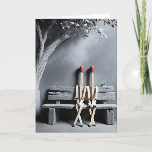 Matchsticks Jubileum Kaart (Voorkant)