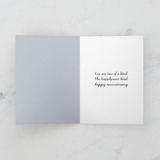 Matchsticks Jubileum Kaart (Binnen)