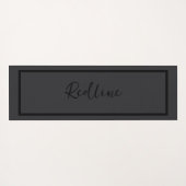 Mate Black Yoga Mat (Achterkant (horizontaal))