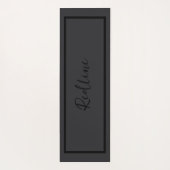 Mate Black Yoga Mat (Achterkant)