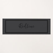 Mate Black Yoga Mat (Voorkant (horizontaal))