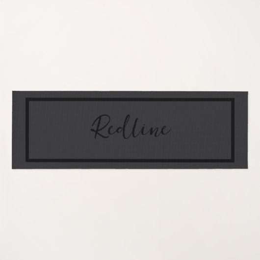 Mate Black Yoga Mat (Voorkant (horizontaal))