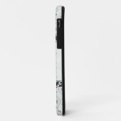Mate ID™ iPhone 5 Hoesje Blauw Bloempatroon (Achterkant/links)