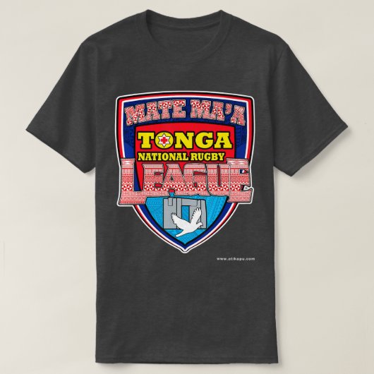 Mate Maa onga Rugby League onga Rugby eam T-shirt (Design voorkant)