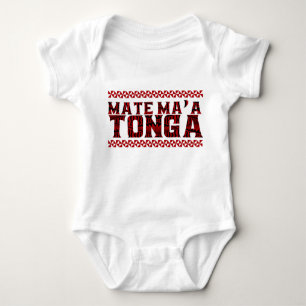Mate Ma'a Tonga baby een stuk bodysuit