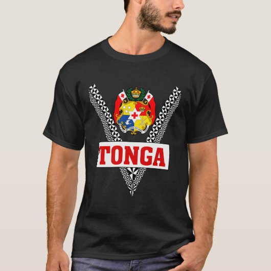 Mate Ma'A Tonga Sila Tonga Tongan T-shirt (Voorkant)