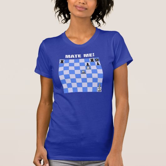 Mate Me Chess Theme T-shirt (Voorkant)