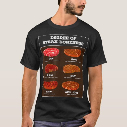 Mate van steak-Donness I Meat Grilling BBQ Vlees T-shirt (Voorkant)