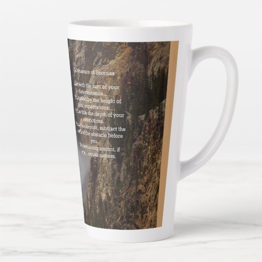 Mate van succes latte mok (Rechts)