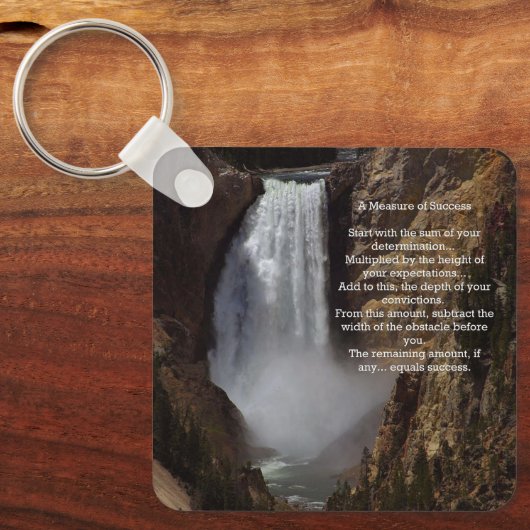 Mate van succes sleutelhanger (Voorkant)