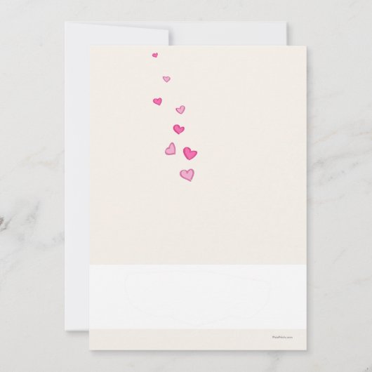 Mated Post Trouwen Blauwgroen Brunch Uitnodiging (Achterkant)