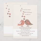 Mated Post Wedding Brunch Uitnodiging (Voorkant / Achterkant)