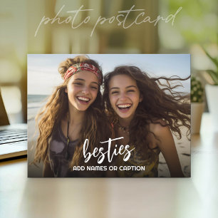 Maten met foto en aangepaste tekst - Script Briefkaart