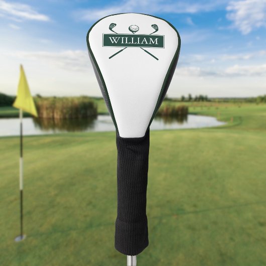 Matenclubs en bal smaragdgroen golfheadcover