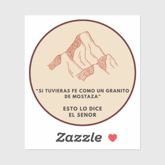 Mateo 17:20 sticker (Vel)