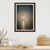 Mateo 5: 14-16 con Borde Poster (Keuken)