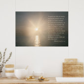 Mateo 5: 14-16 (Versie horizontaal) Poster (Keuken)