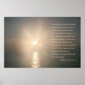 Mateo 5: 14-16 (Versie horizontaal) Poster (Voorkant)