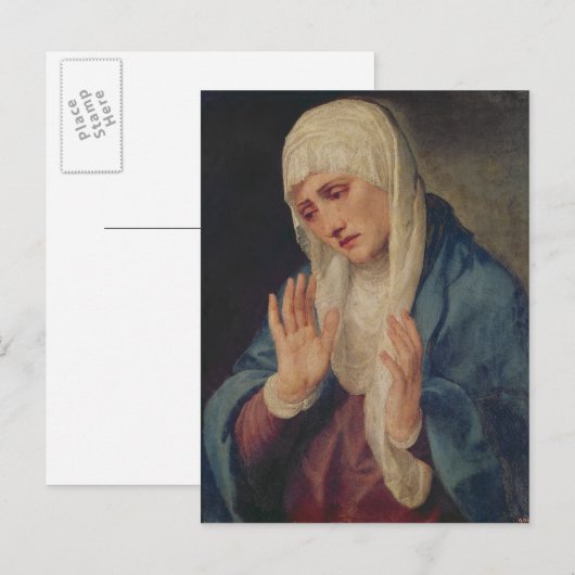 Mater Dolorosa, 1555 Briefkaart (Voorkant / Achterkant)