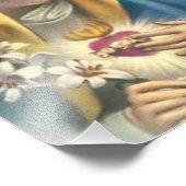 Mater Dolorosa Blessed Virgin Mary katholiek Foto Afdruk (Hoek)