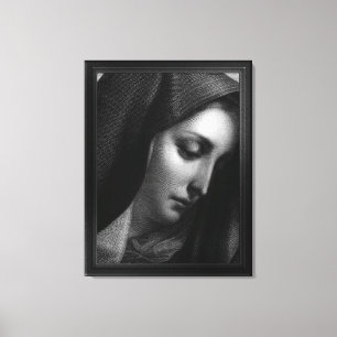 Mater Dolorosa graving door Carlo Dolci Canvas Afdruk