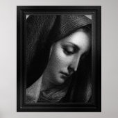 Mater Dolorosa graving door Carlo Dolci Poster (Voorkant)