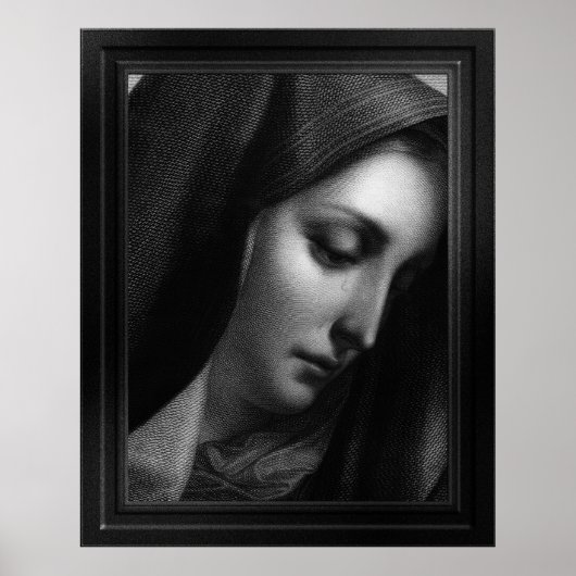 Mater Dolorosa graving door Carlo Dolci Poster (Voorkant)