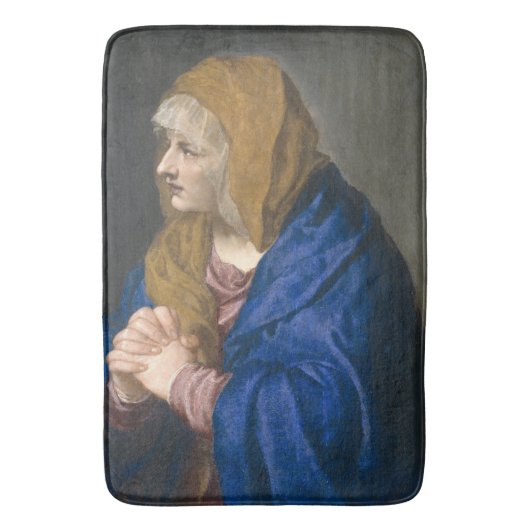 Mater Dolorosa (Maagd Mary) (Moeder van Sorrijen) Badmat (Voorkant Verticaal)