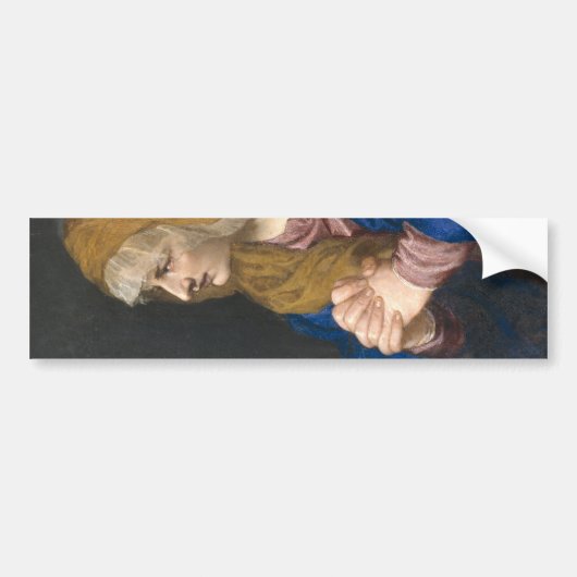Mater Dolorosa (Maagd Mary) (Moeder van Sorrijen) Bumpersticker (Voorkant)