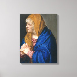 Mater Dolorosa (Maagd Mary) (Moeder van Sorrijen) Canvas Afdruk