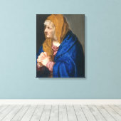 Mater Dolorosa (Maagd Mary) (Moeder van Sorrijen) Canvas Afdruk (Insitu (Houten vloer))