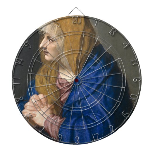 Mater Dolorosa (Maagd Mary) (Moeder van Sorrijen) Dartbord (Voorkant)