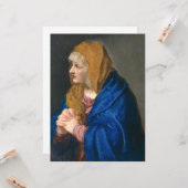 Mater Dolorosa (Maagd Mary) (Moeder van Sorrijen) Kaart (Voorkant / Achterkant in situ)