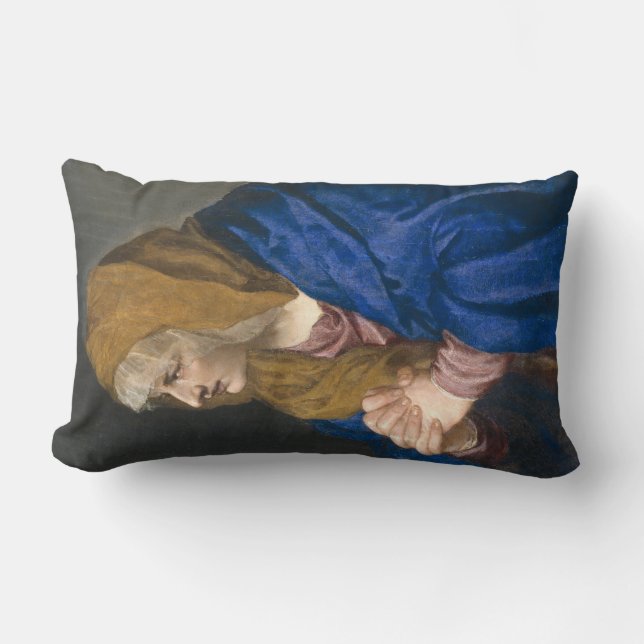 Mater Dolorosa (Maagd Mary) (Moeder van Sorrijen) Kussen (Voorkant)