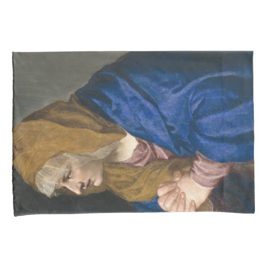 Mater Dolorosa (Maagd Mary) (Moeder van Sorrijen) Kussensloop (Voorkant-Rechts)